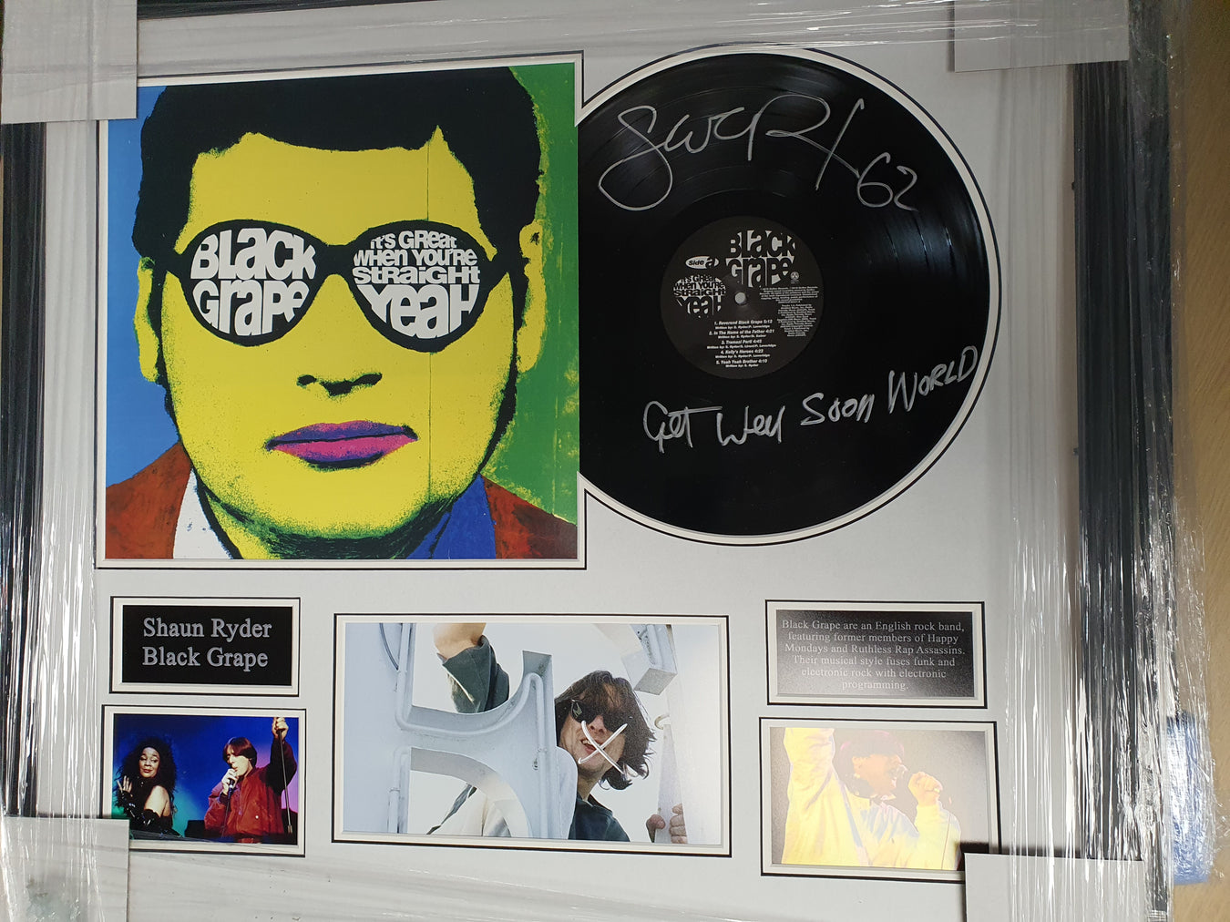 Framed Music Memorabilia
